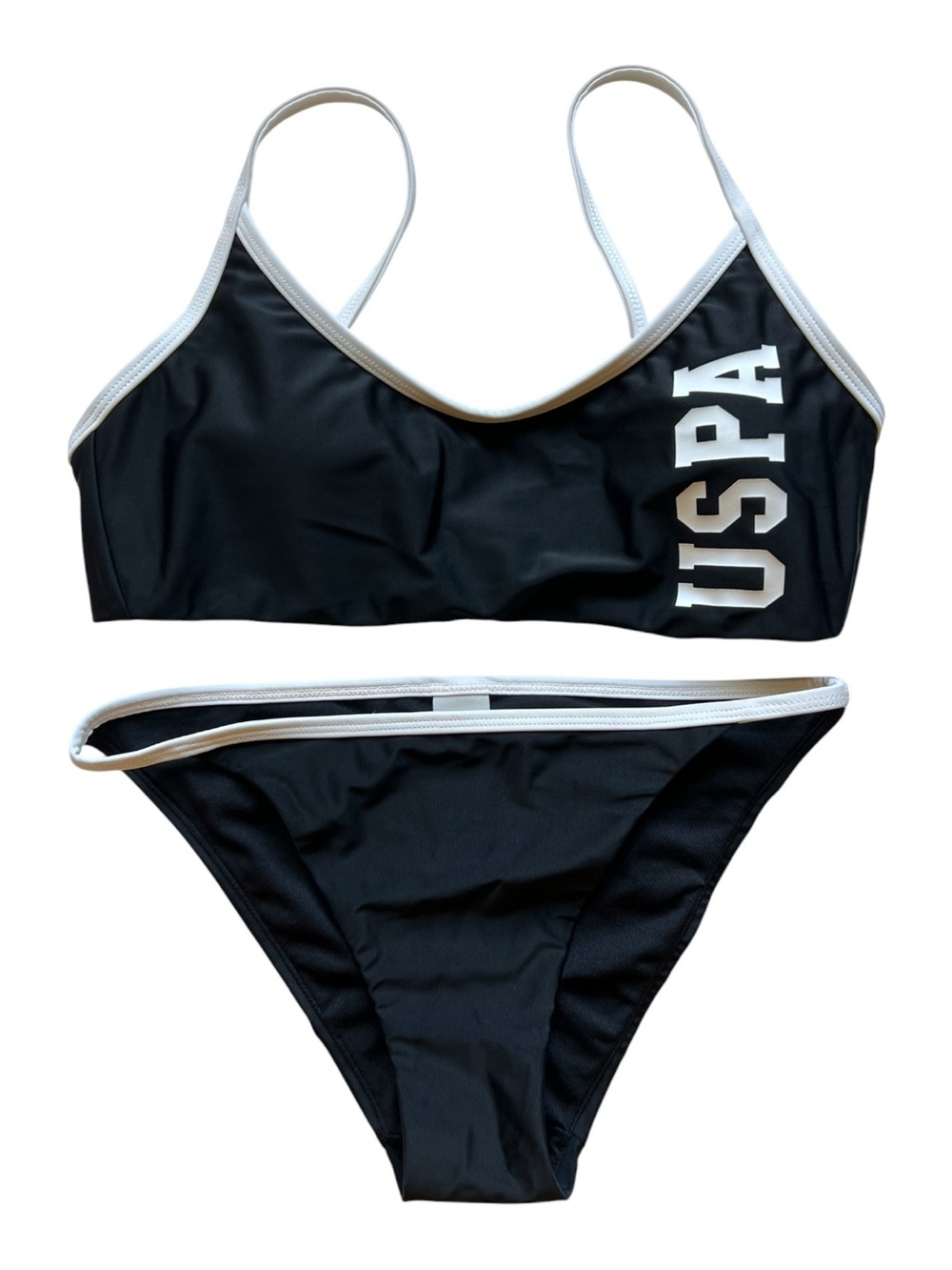 U.S. Polo Assn. Women's Fire Island Sport Swimsuit Bikini Bottoms Small - Picture 6 of 7